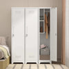 Broom Storage Cabinet With Locking Doors