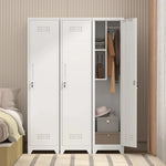 Broom Storage Cabinet With Locking Doors