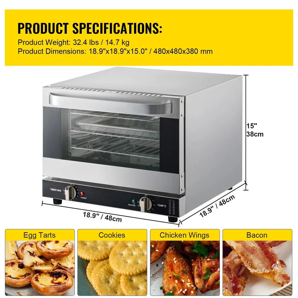 21L/47/L66L Commercial Multifunction Countertop Electric Oven