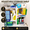 Height-Adjustable Stainless Steel Kitchen Storage Rack