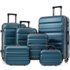 6-Piece ABS Hard-Shell Luggage Set