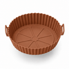 Avencea Silicone Baking Tray - circle brown