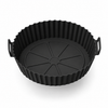Avencea Silicone Baking Tray - circle black