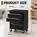 Locking 4 Drawer Rolling Tool Chest