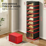 3/6/9-Tier Foldable Shoe Storage Cabinet