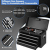 Heavy-Duty Tool Box with Detachable Storage