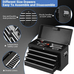 Heavy-Duty Tool Box with Detachable Storage