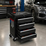 Locking 4 Drawer Rolling Tool Chest