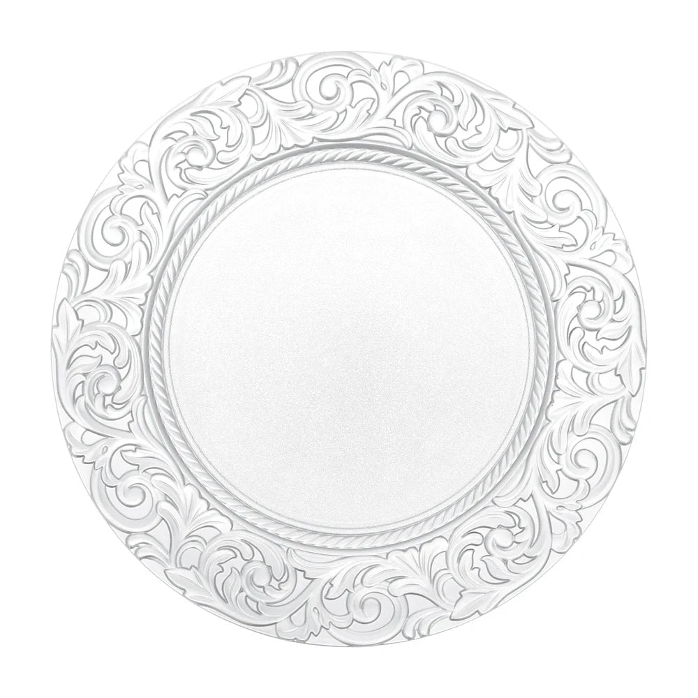 100 Silver Charger Plate Set
