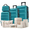 6-Piece ABS Hard-Shell Luggage Set
