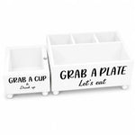 Coffee Bar Accessories Box for Kitchen Counter