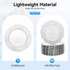 100 Pcs Silver Charger Plates