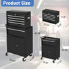 Heavy-Duty Tool Box with Detachable Storage
