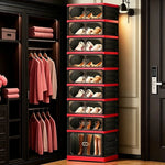 3/6/9-Tier Foldable Shoe Storage Cabinet