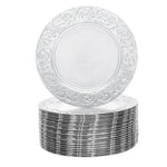 100 Silver Charger Plate Set
